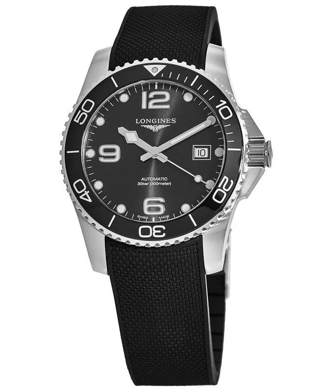 Longines Longines HydroConquest Automatic Black Ceramic 41mm  Men's Watch L3.781.4.56.9 1