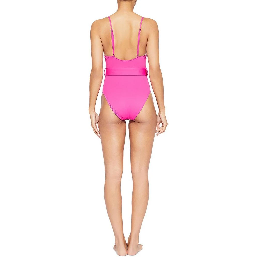 Jonathan Simkhai Noa Belted Womens Buckle Nylon One-Piece Swimsuit 2