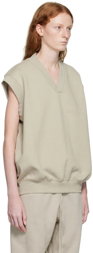 Fear of God ESSENTIALS Gray V-Neck Vest 2