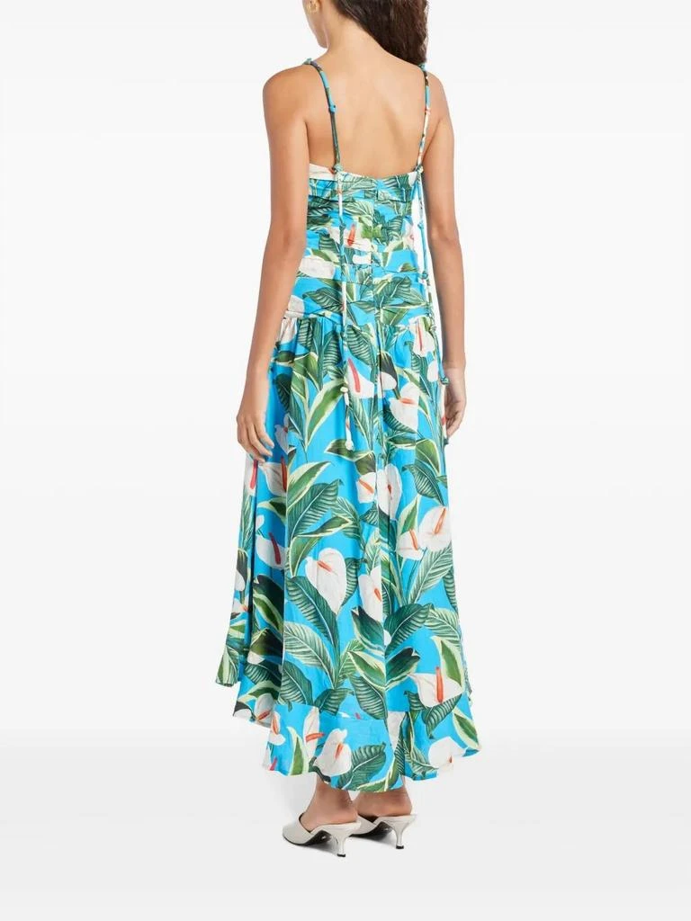 slim fit dress slacks Green Bright Yard Maxi Dress – FARM Rio