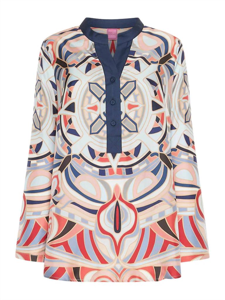 Franco Ferrari Franco Ferrari - Mandala Printed Tunic Top