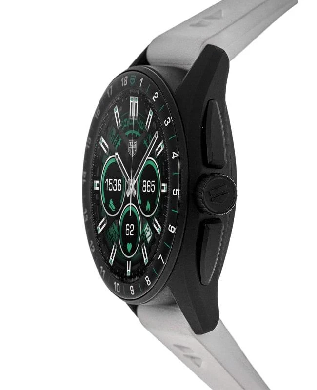 TAG Heuer Tag Heuer Connected Calibre E4 - 42mm Special Golf Edition Digital Dial White Rubber Strap Men's Watch SBR8080.EB0284 3