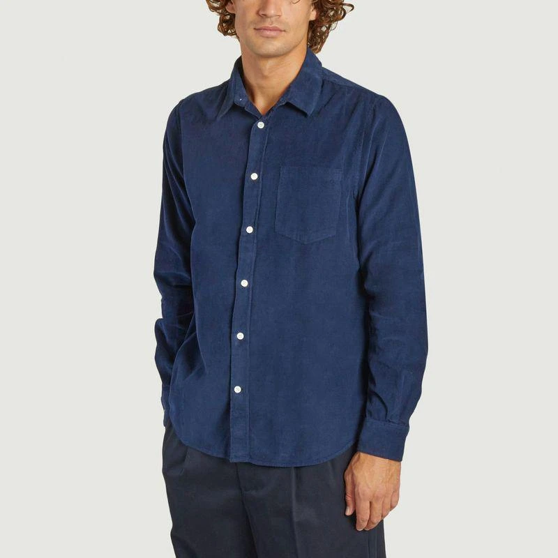 Norse Projects Osvald corduroy shirt  Navy NORSE PROJECTS 1