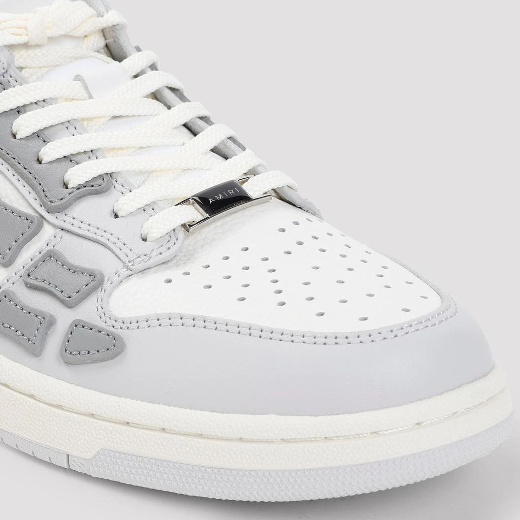 AMIRI Grey Skel Top Low Leather Sneakers 6