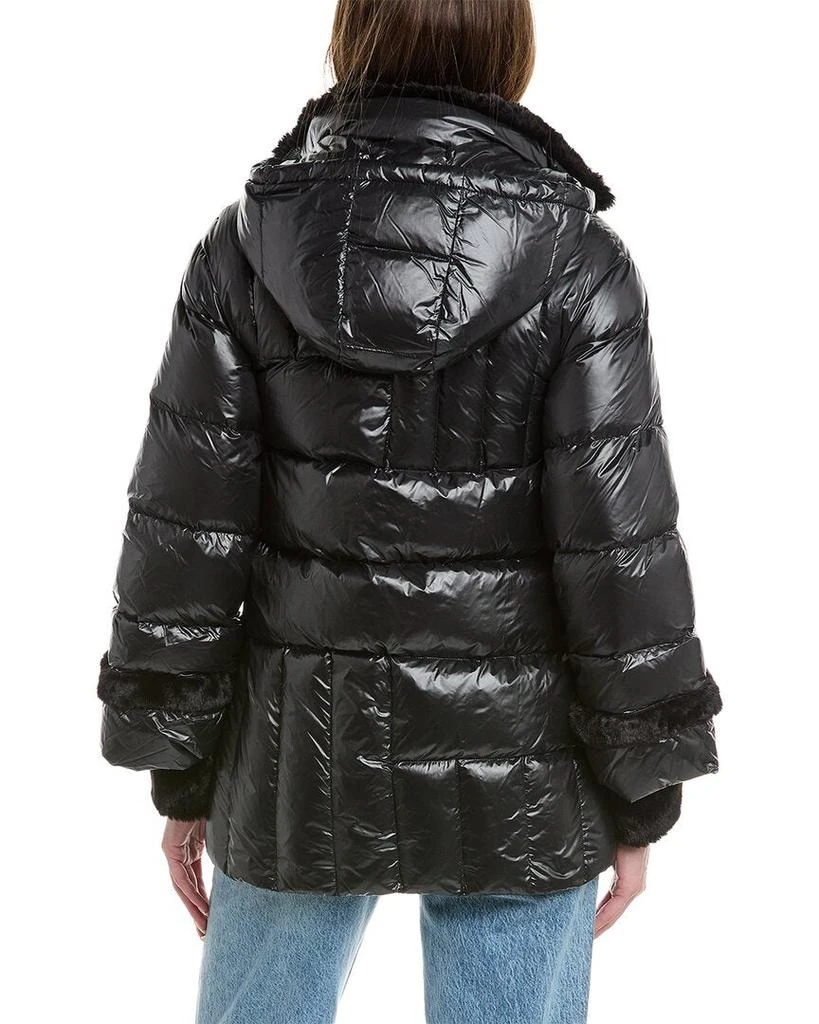 Snowman Down Cape Coat 2