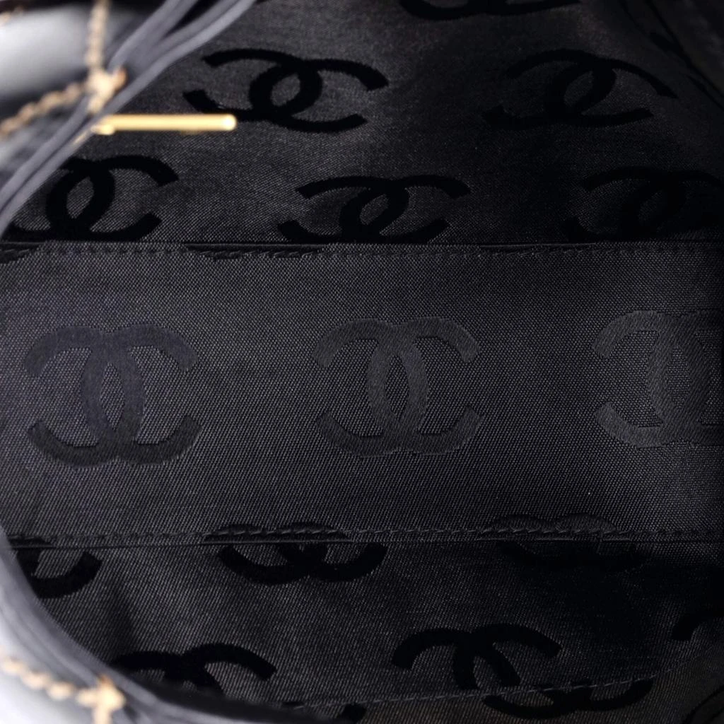 Chanel Surpique Tote Quilted Leather Small 6