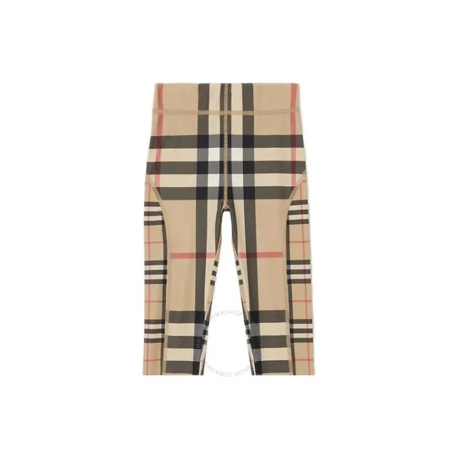 Burberry Kids Contrast Check Leggings 3