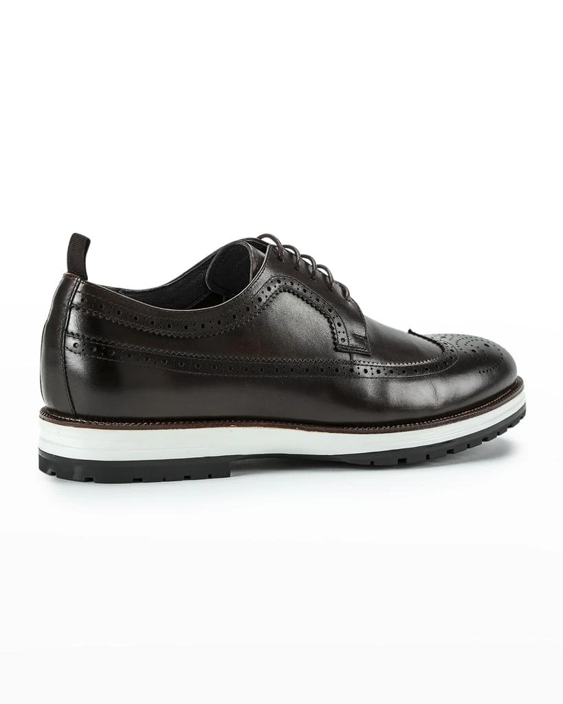 Ike Behar Men's Louis Hybrid Wing-Tip Leather Derby Shoes 3