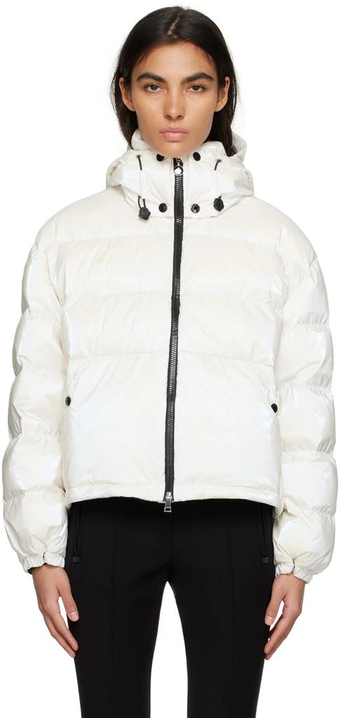 Moncler White Moselotte Short Down Jacket 1