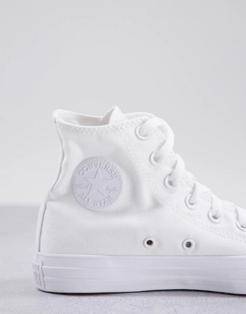 Converse Converse Chuck Taylor All Star Hi trainers in white mono 2