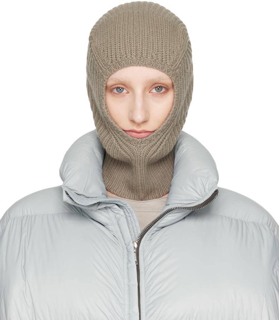 帽子 Rick Owens Cashmere knit balaclava Skull Balaclava in Pearl – SVRN