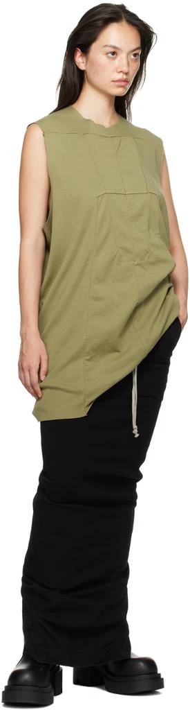 Rick Owens Khaki Luxor SL Tank Top 4