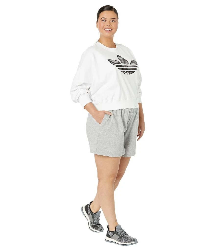 adidas Originals Plus Size Essentials Fleece Shorts 4