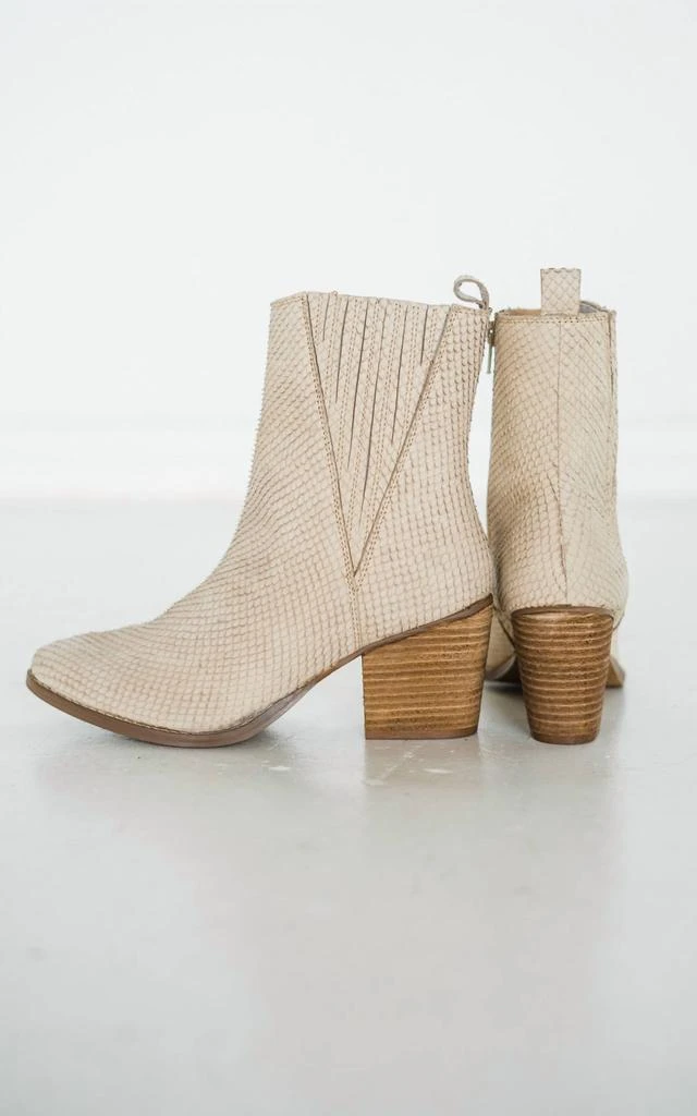 Naughty Monkey Women's Taris Ankle Boot In Cream 3