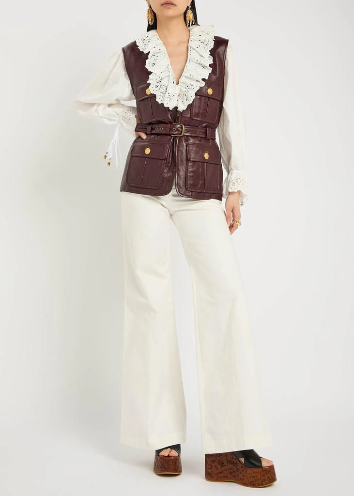 Chloé Leather gilet 4