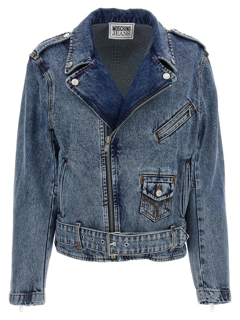 Moschino Jeans Moschino Jeans Crystal Denim Jacket 2