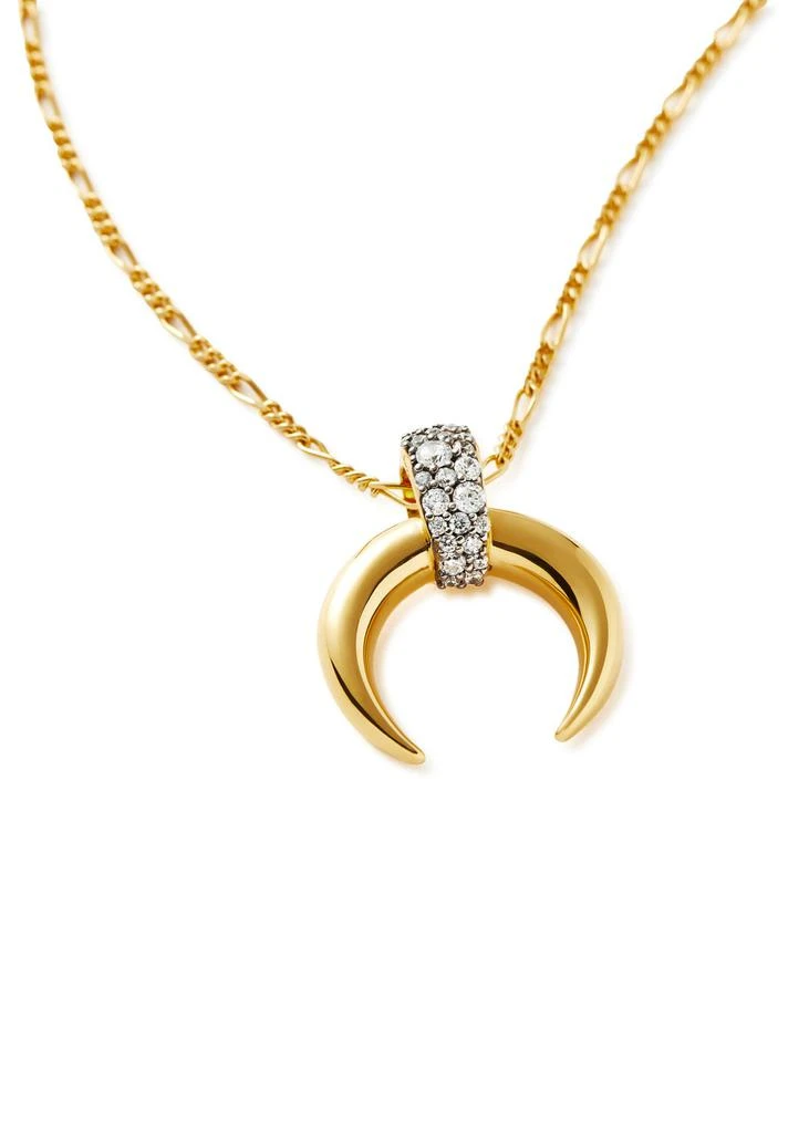 Missoma X Lucy Williams Horn 18kt gold-plated necklace 6