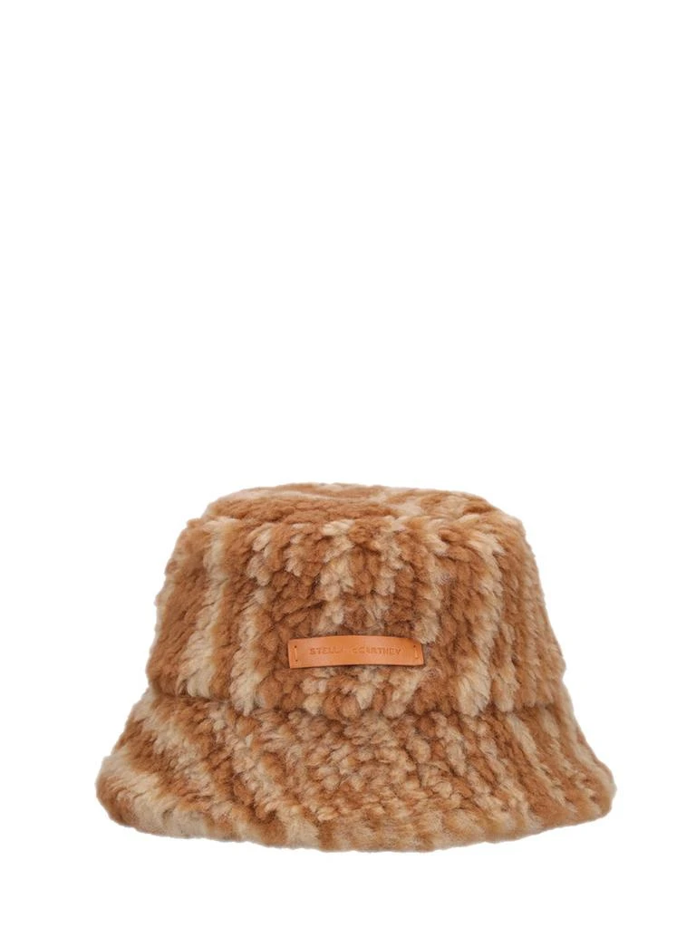 Stella McCartney Woodgrain Teddy Jacquard Bucket Hat 1