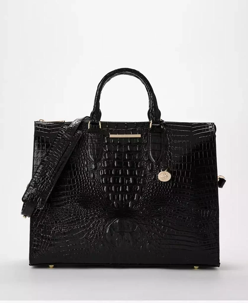 Brahmin Large Leather Business Tote 1