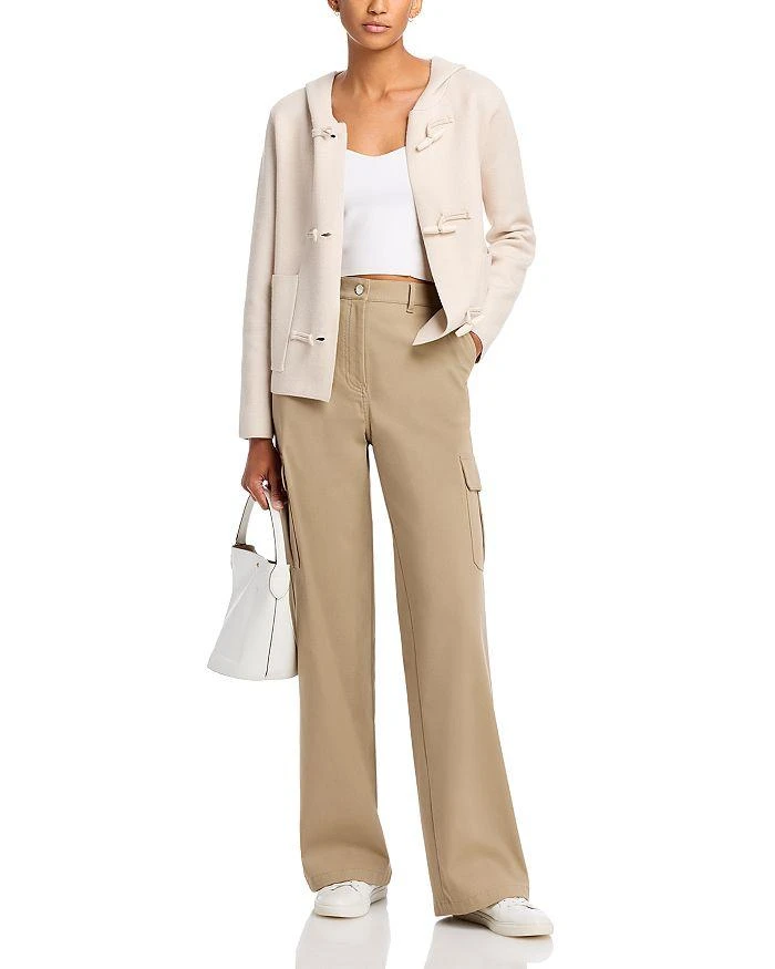 Sioni Double Knit Toggle Hooded Jacket 2