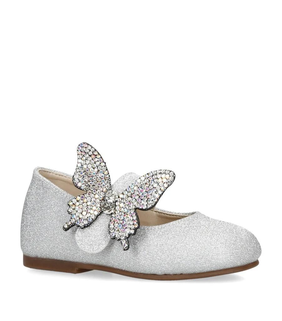 Babywalker Crystal Butterfly Ballet Flats 3