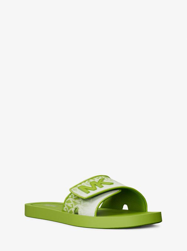 Michael Kors Palmer Ombré Signature Logo Slide Sandal