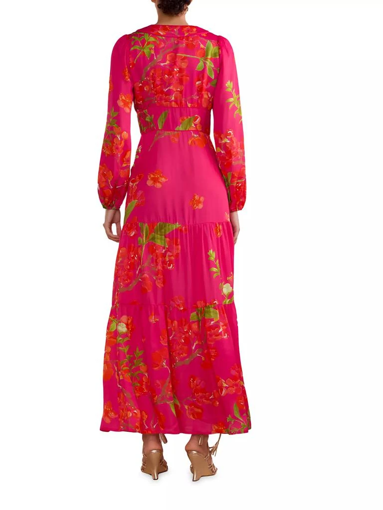 Cynthia Rowley Floral Print Button-Up Maxi Dress 3