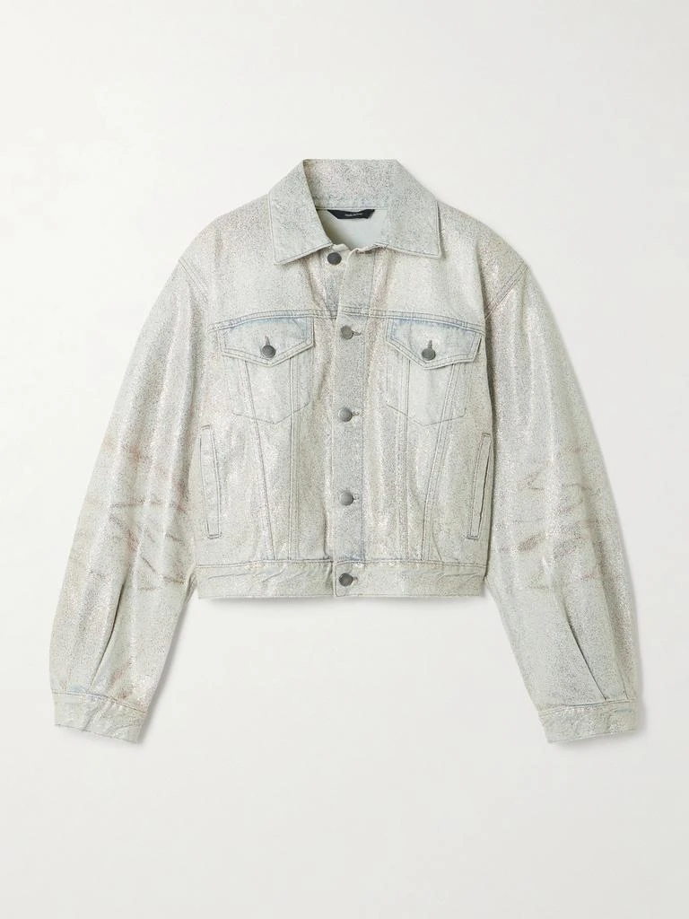 HAIKURE Simon Glam Glittered Denim Jacket - Light denim