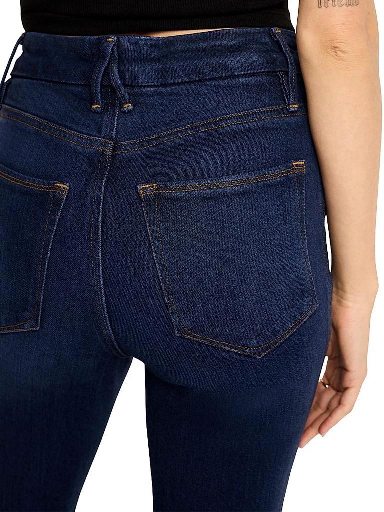 Good American Soft Tech Good Curve Straight Jeans 7