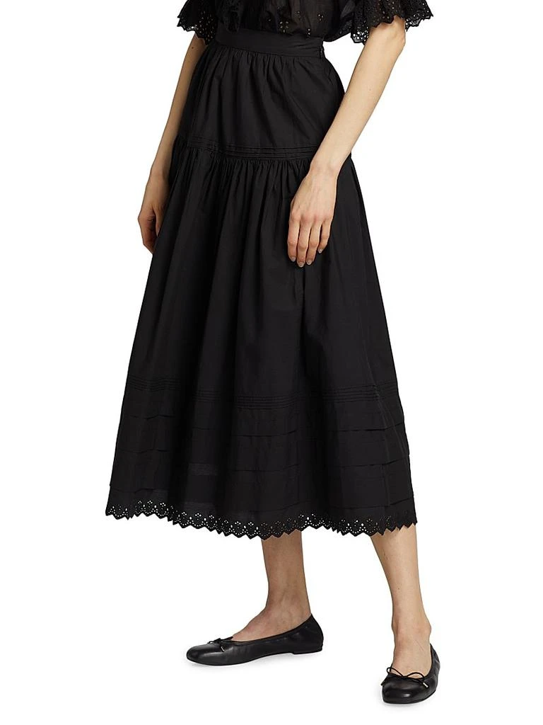 DÔEN Sebastiane Cotton Midi-Skirt 4