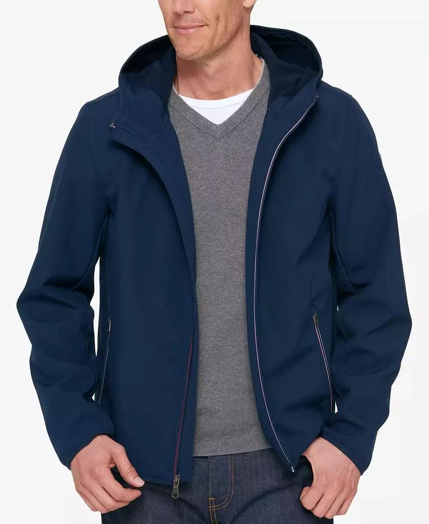 Tommy Hilfiger Men
s Hooded Soft Shell Jacket 1