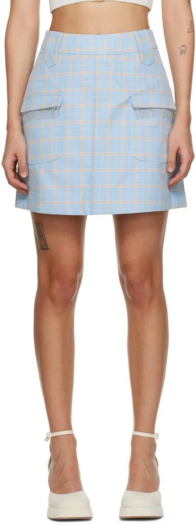 shrimps Blue Rose Miniskirt 1