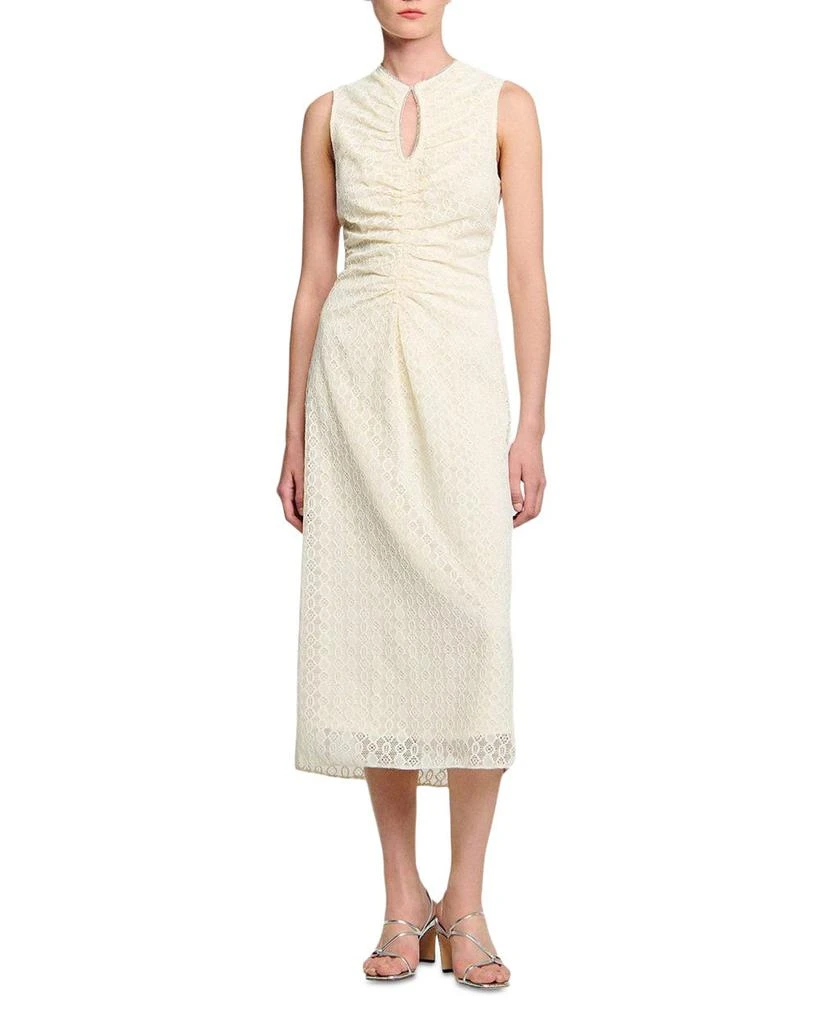 Sandro Lace Midi Dress 1