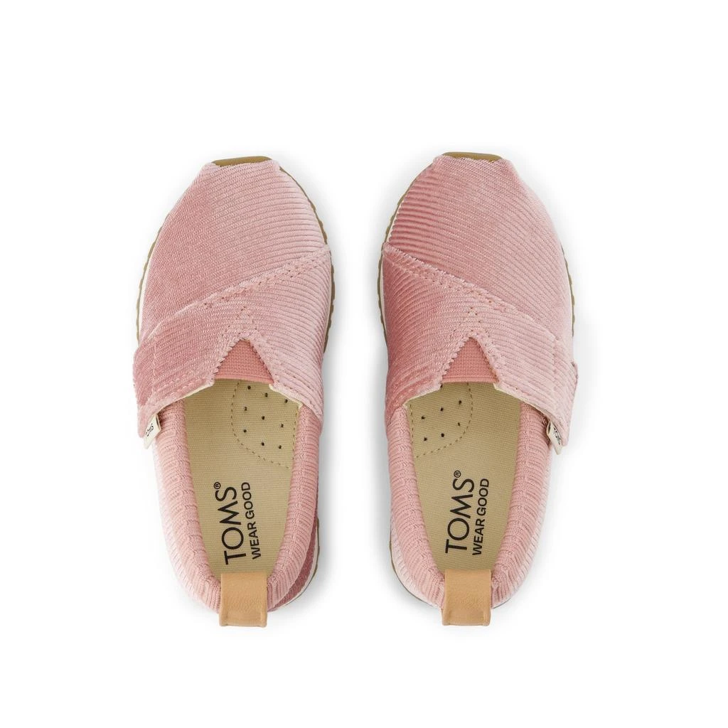 TOMS Shoes Resident Vintage Pink Corduroy Toddler Sneaker 5