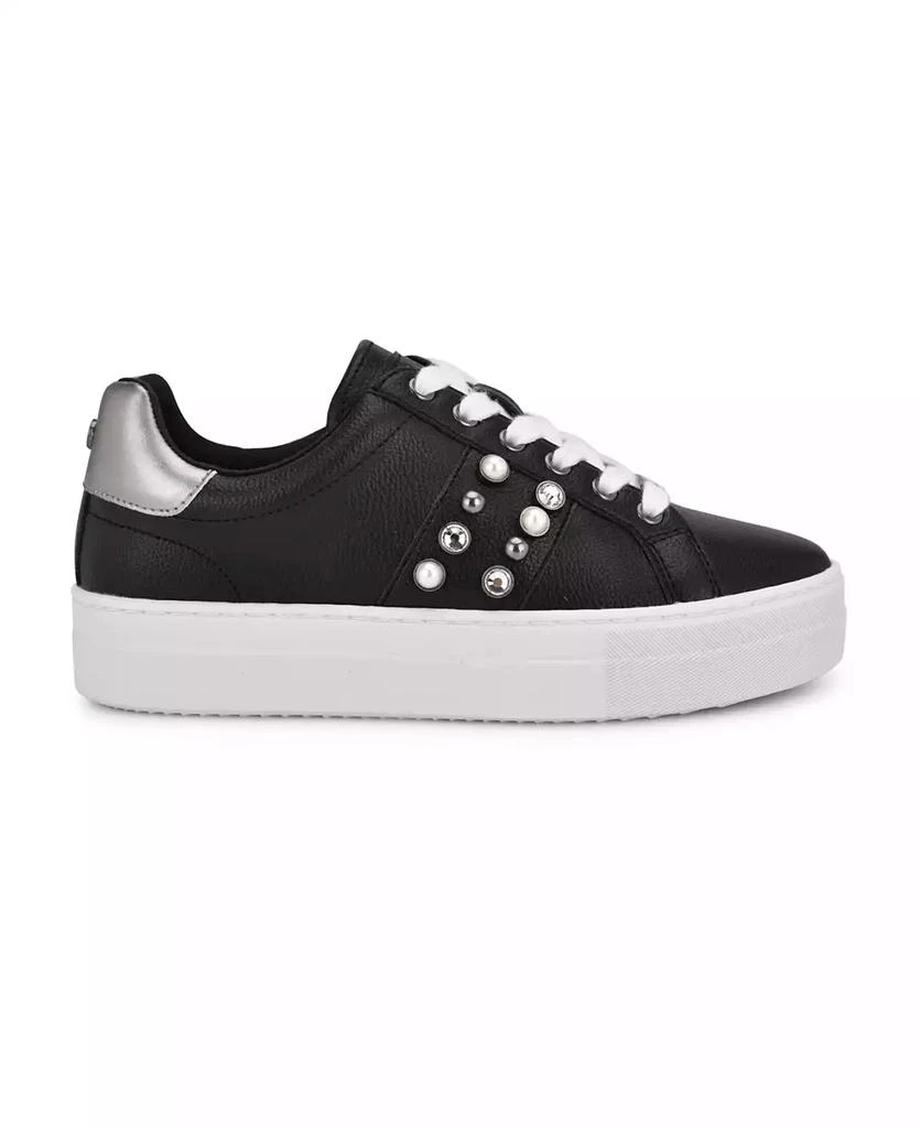 Nine West Women's Gripes Lace-Up Platform Sneakers 2