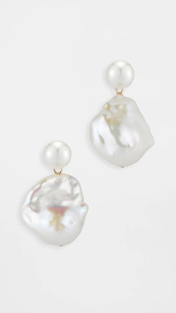MATEO Duality Pearl Drop Earrings 1