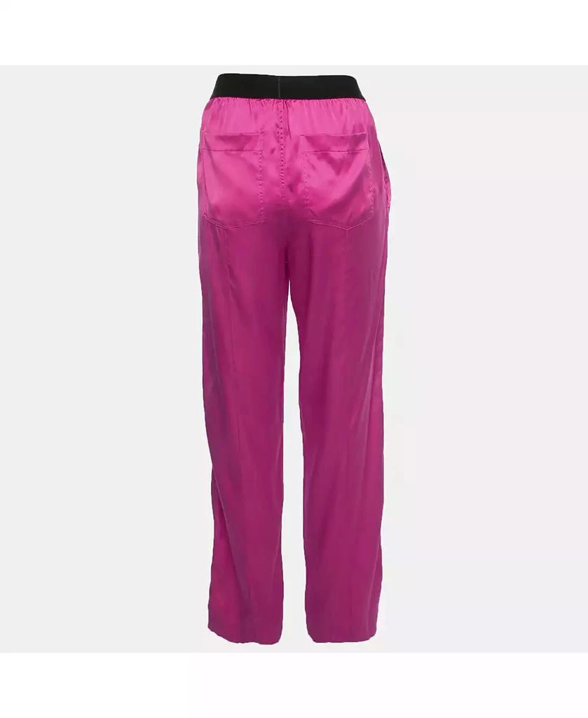 Pre-Owned Tom Ford Women
s Pink Logo Band Silk Pj Pants 2