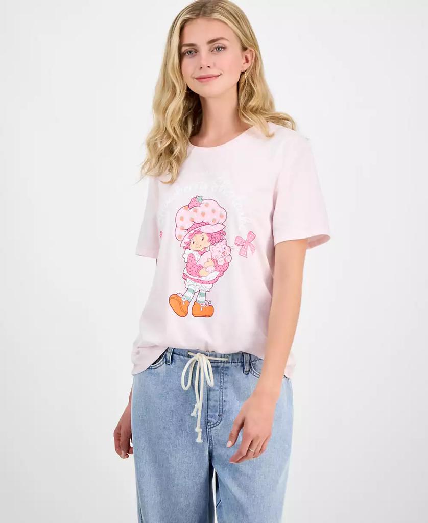 Love Tribe Juniors' Strawberry Shortcake Graphic Print T-Shirt