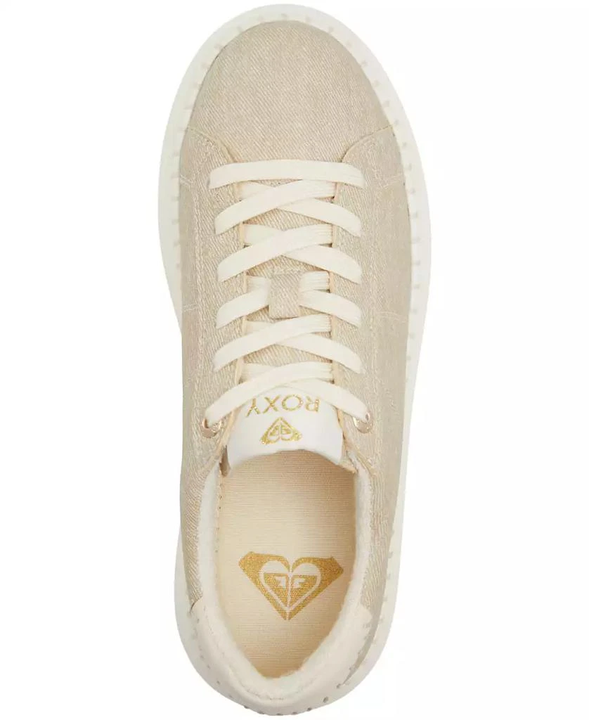 Roxy Women's Stellar Lace-Up Sneakers 4