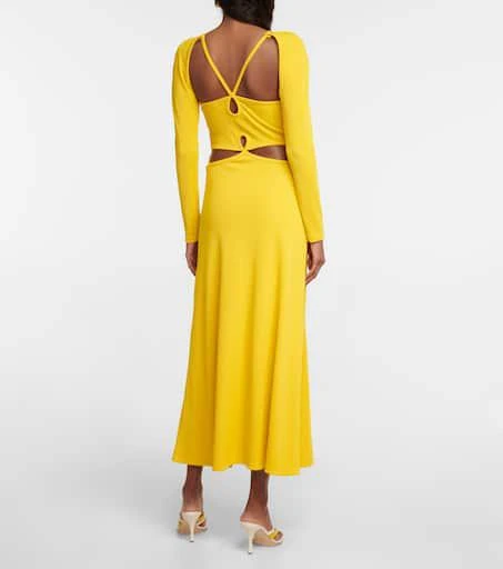 Christopher Esber Cutout ribbed-knit maxi dress 3