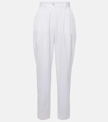 Dolce 
Gabbana High-rise cotton straight pants 1