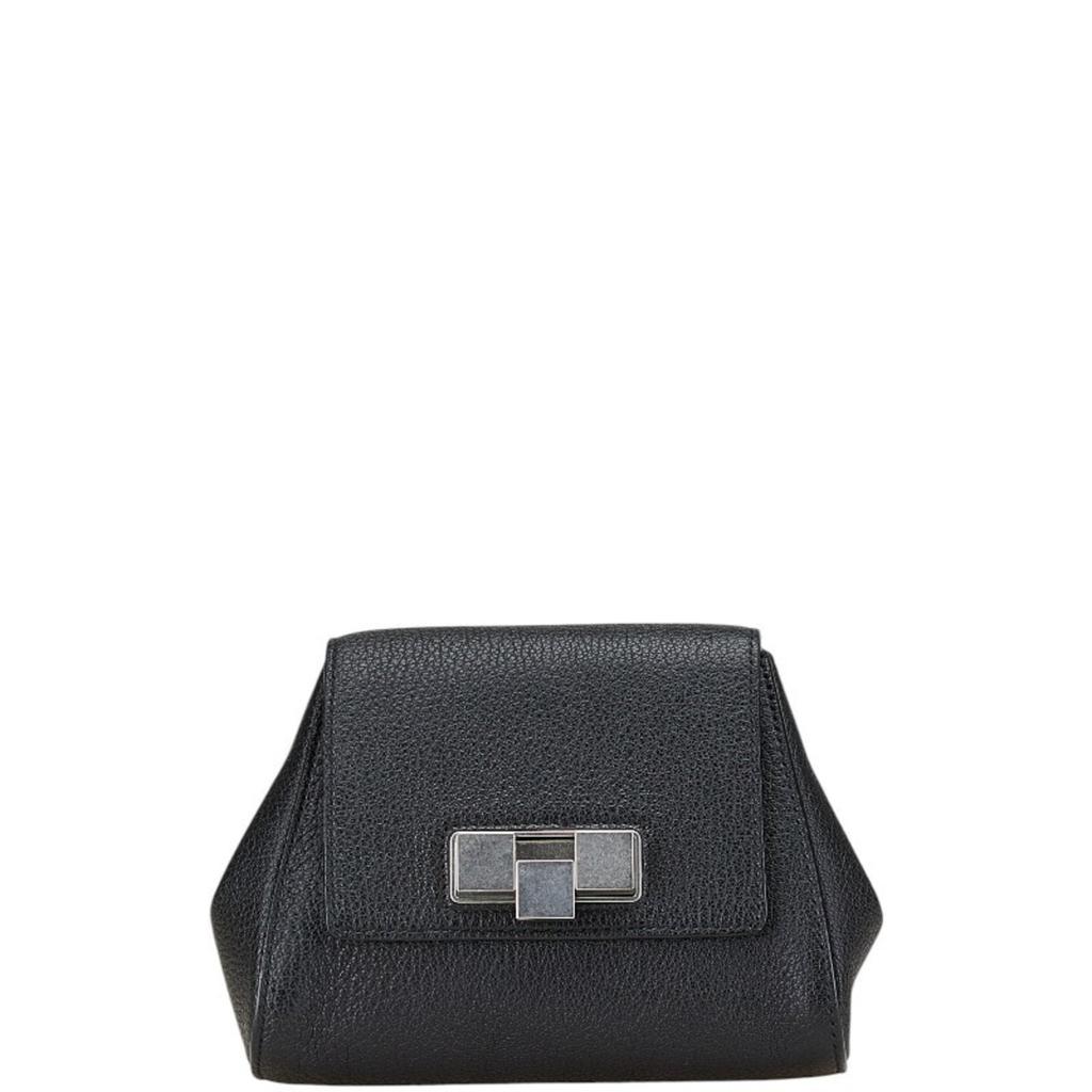 Bottega Veneta Leather Clutch Bag (Pre-Owned)