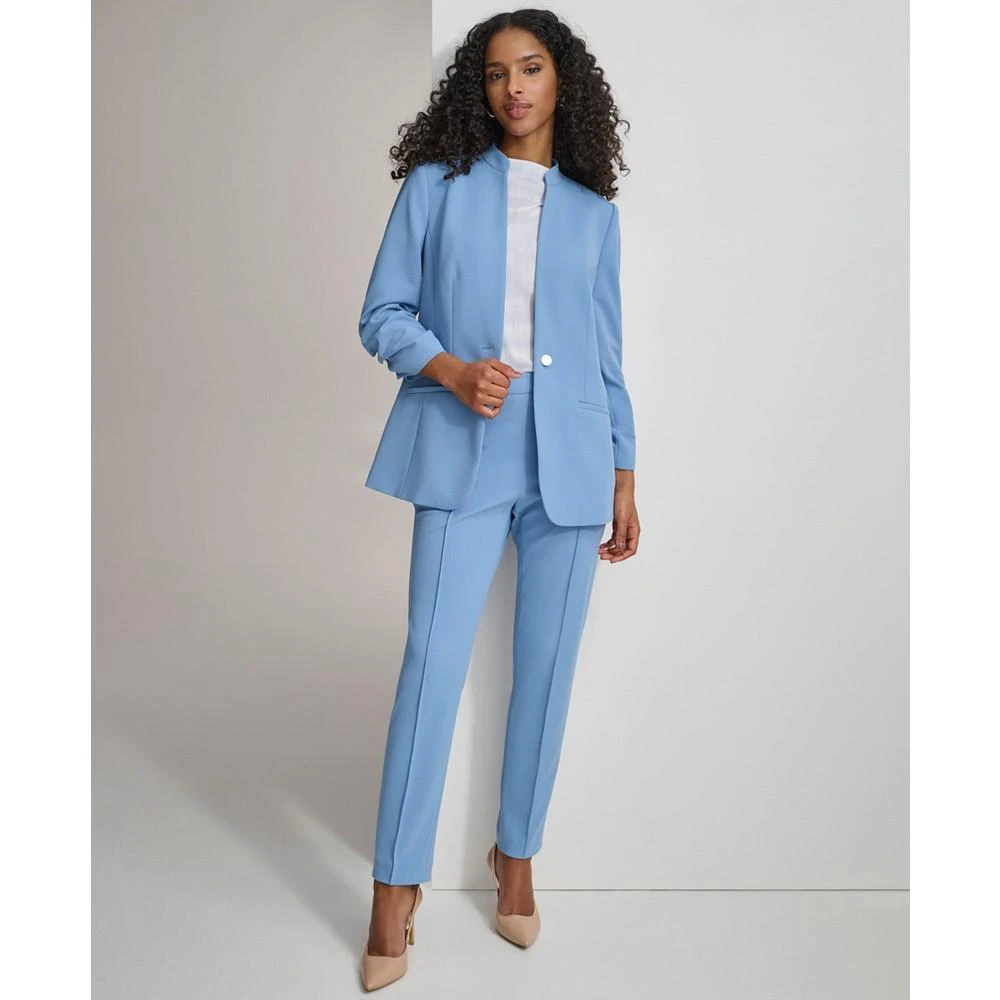 Calvin Klein Women's Stand-Collar Single-Button Blazer 5