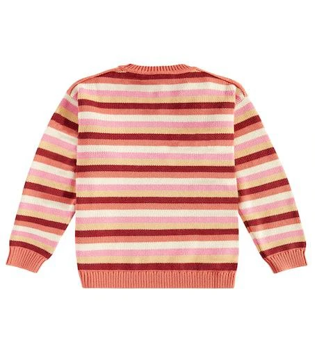 Acne Studios Face striped cotton sweater 4