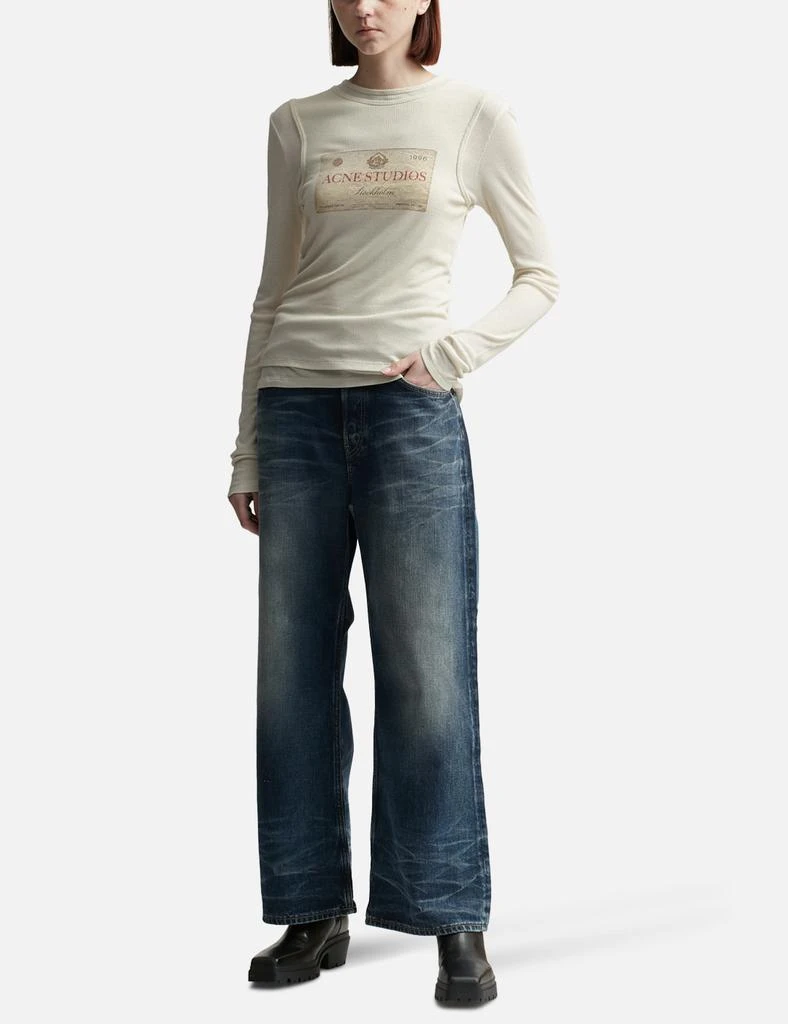 Acne Studios Double-layered Long Sleeve T-shirt 4