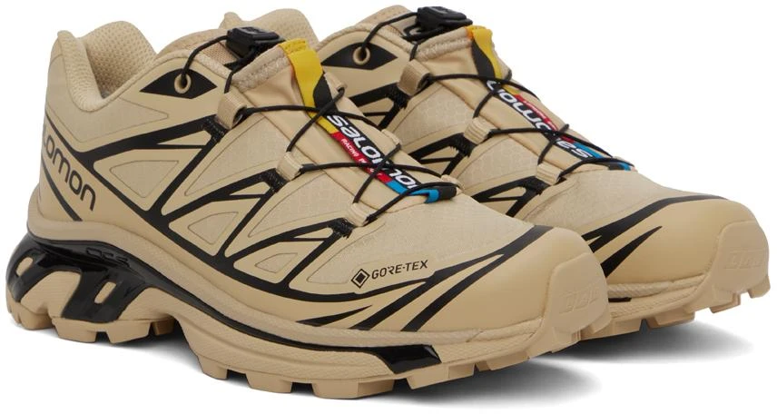 Salomon Beige XT-6 GORE-TEX Sneakers 4