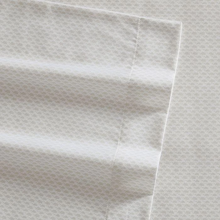 Vera Wang Lace Natural CVC Sateen Sheet Set, King 3