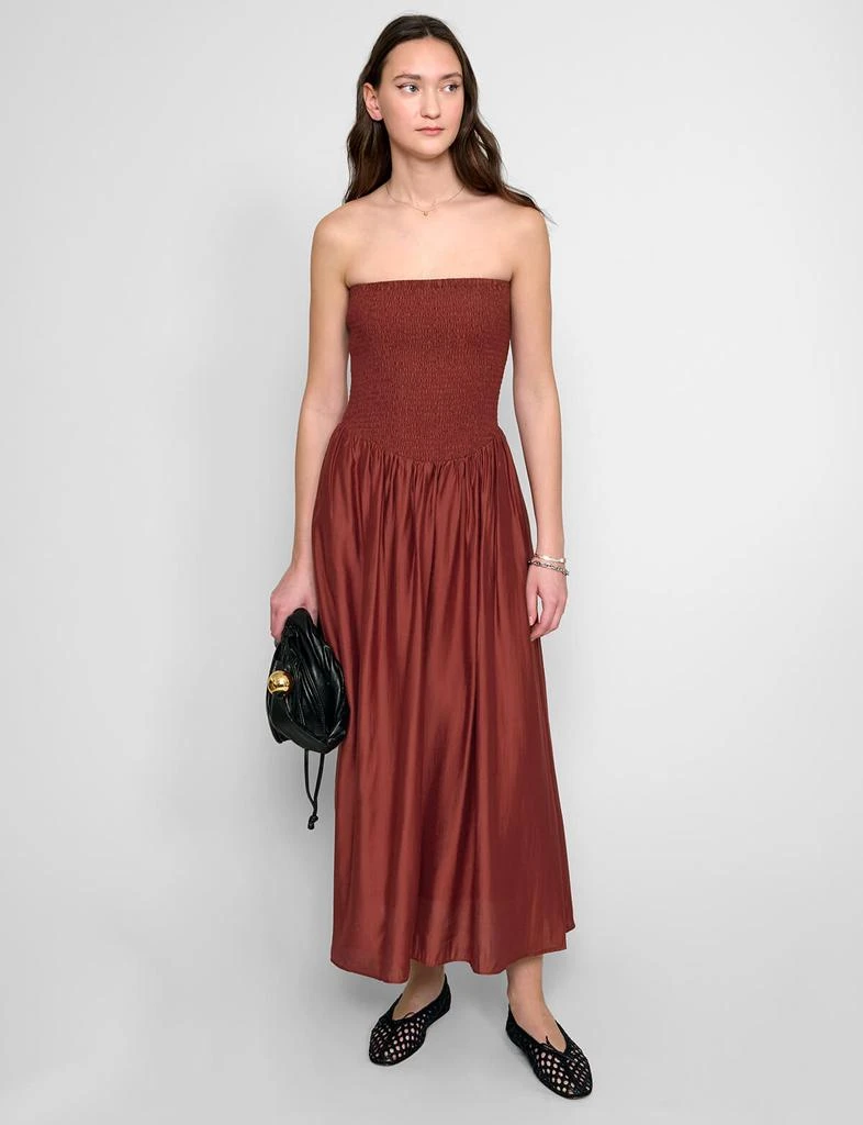 Pixie Market Paprika-Red Strapless Dress-BESTSELLER 1