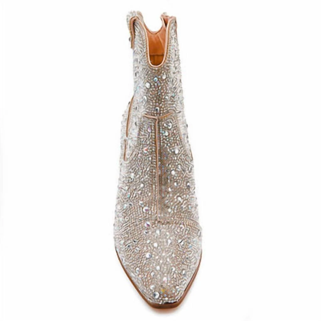 Matisse Women's Harlow Rhinestone Bootie In Clear Rhinestone 4