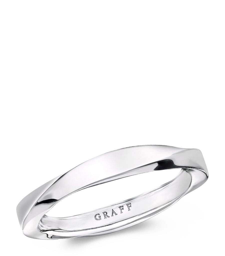 Graff White Gold Spiral RIng